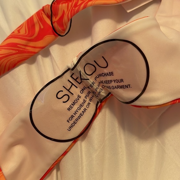 SHEKOU BIKINI SWIRL PATTERN - Picture 5 of 5